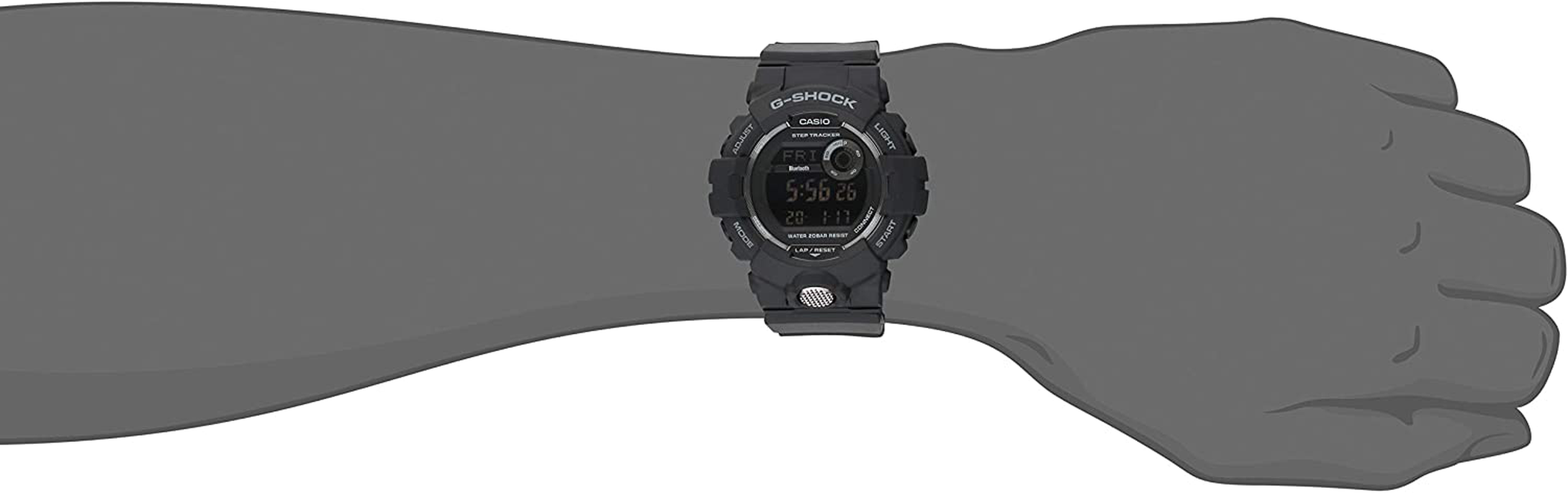 G-Shock GBD-800-1BCR Black One Size