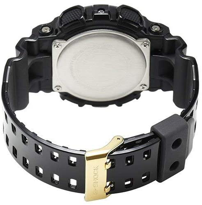 Casio G-Shock Men's Military GA-110 Watch, Black/Gold, One Size