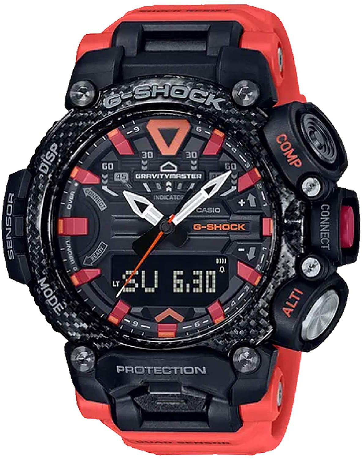 G-Shock Men's GRB200-1A9 Gravity Master Watch, Red, One Size