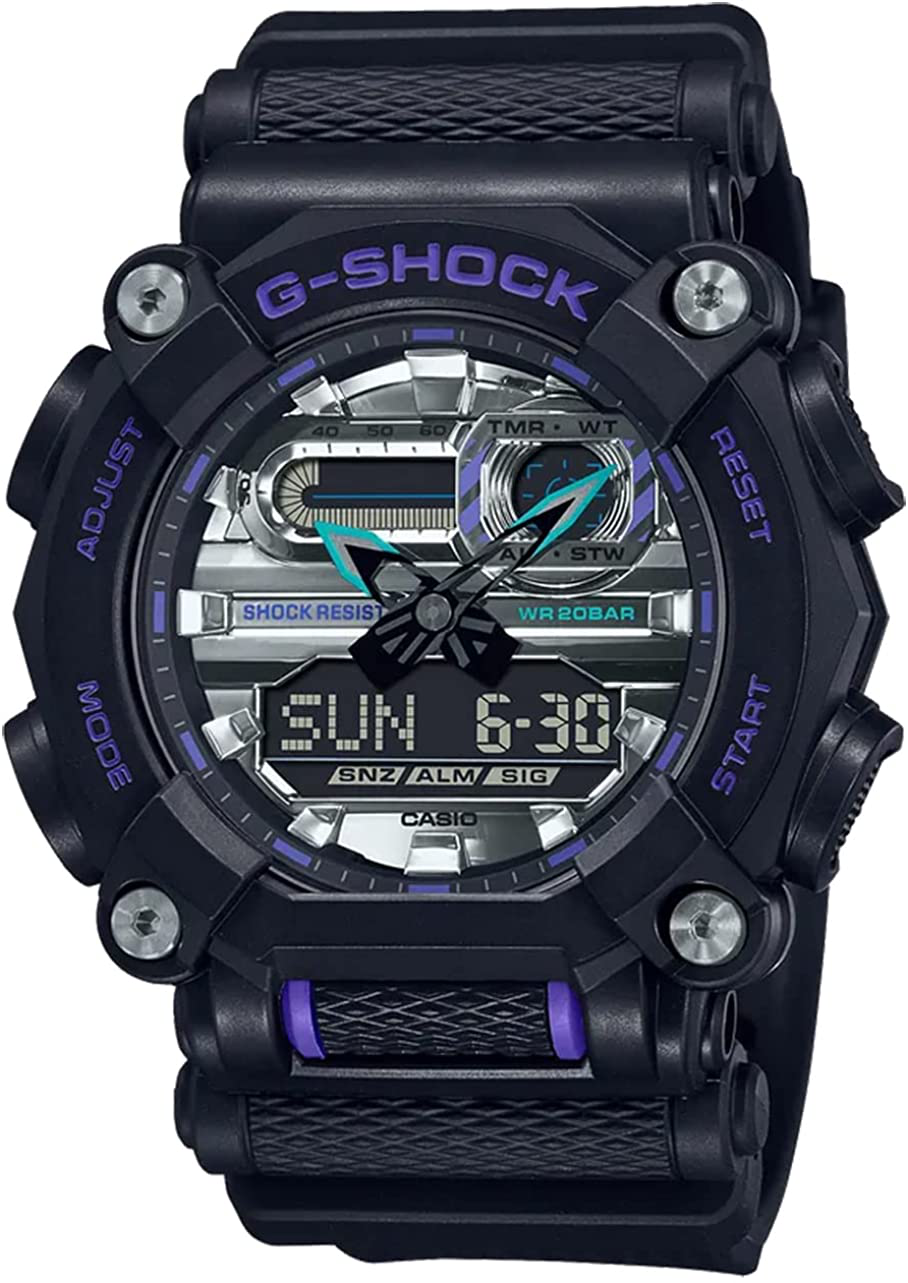 G-SHOCK Men's Astro World GA900 Watch Black/Blur