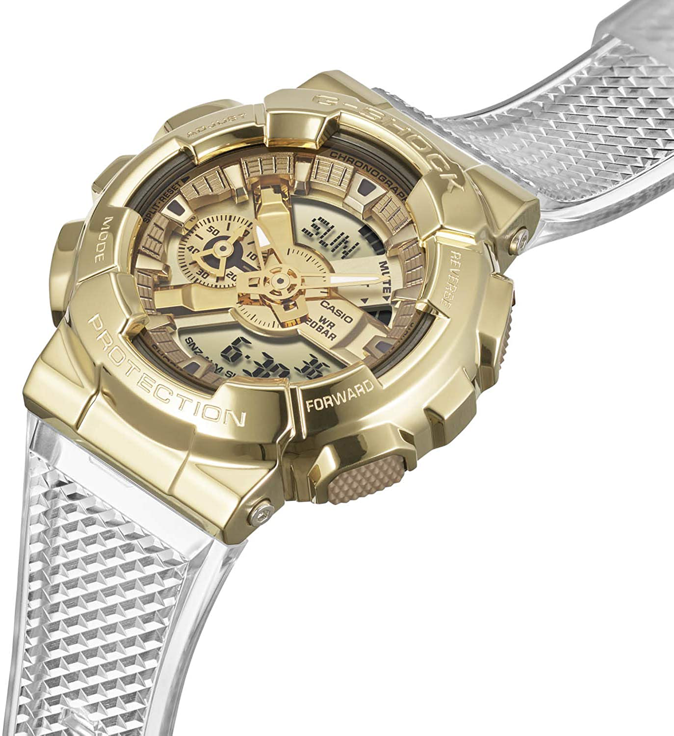 G-Shock GM110SG-9A Clear/Gold One Size