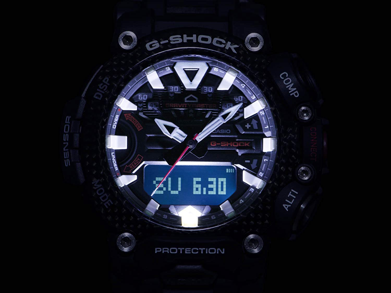 G-Shock Men's GRB200-1A Gravity Master Watch, Black, One Size