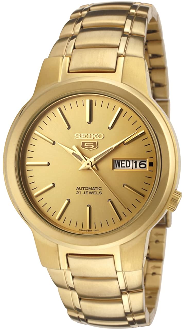 Seiko Men's SNKA10 Automatic Gold-Tone Watch
