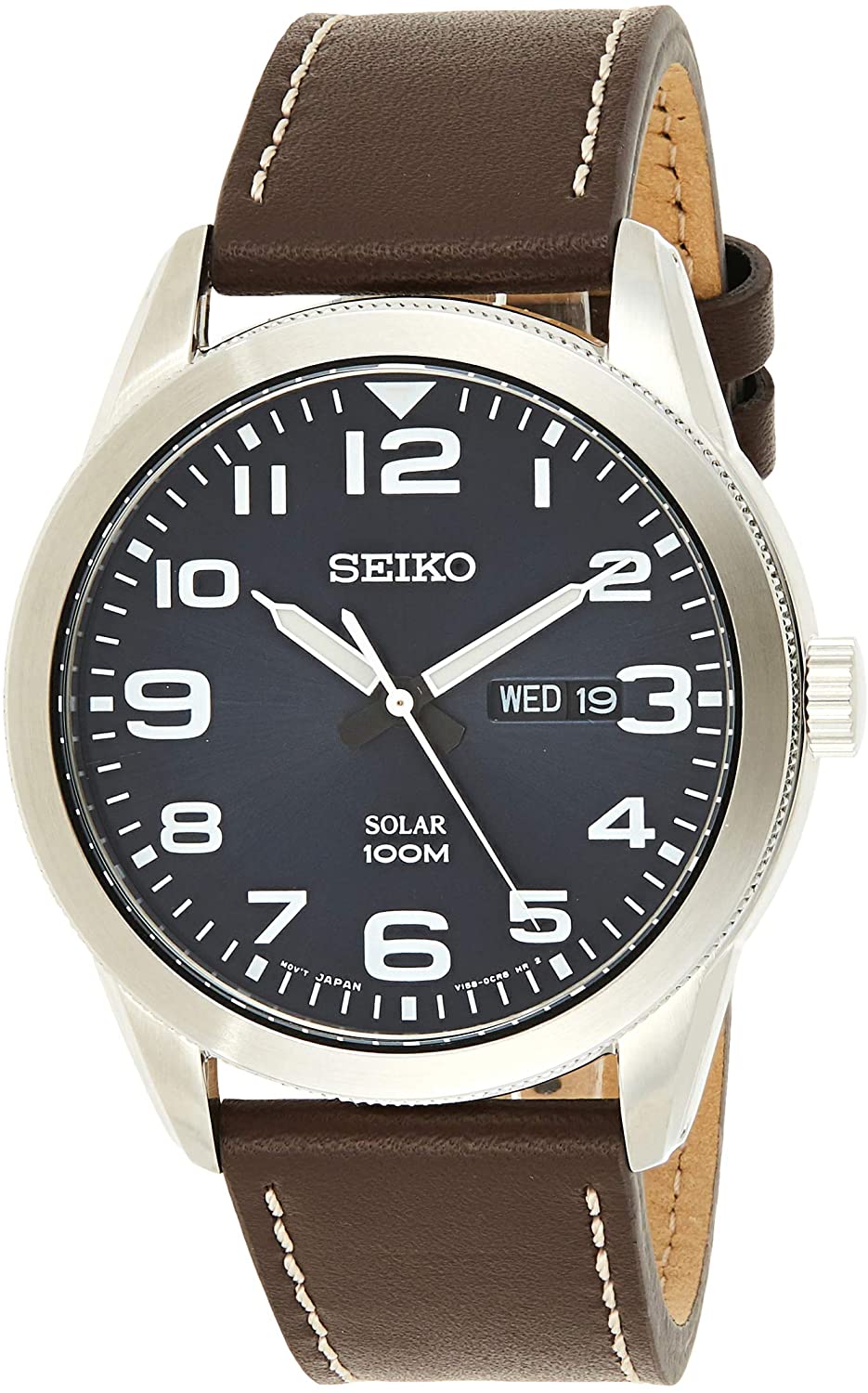 Seiko Men's Analogue Solar Powered Watch SNE475P1