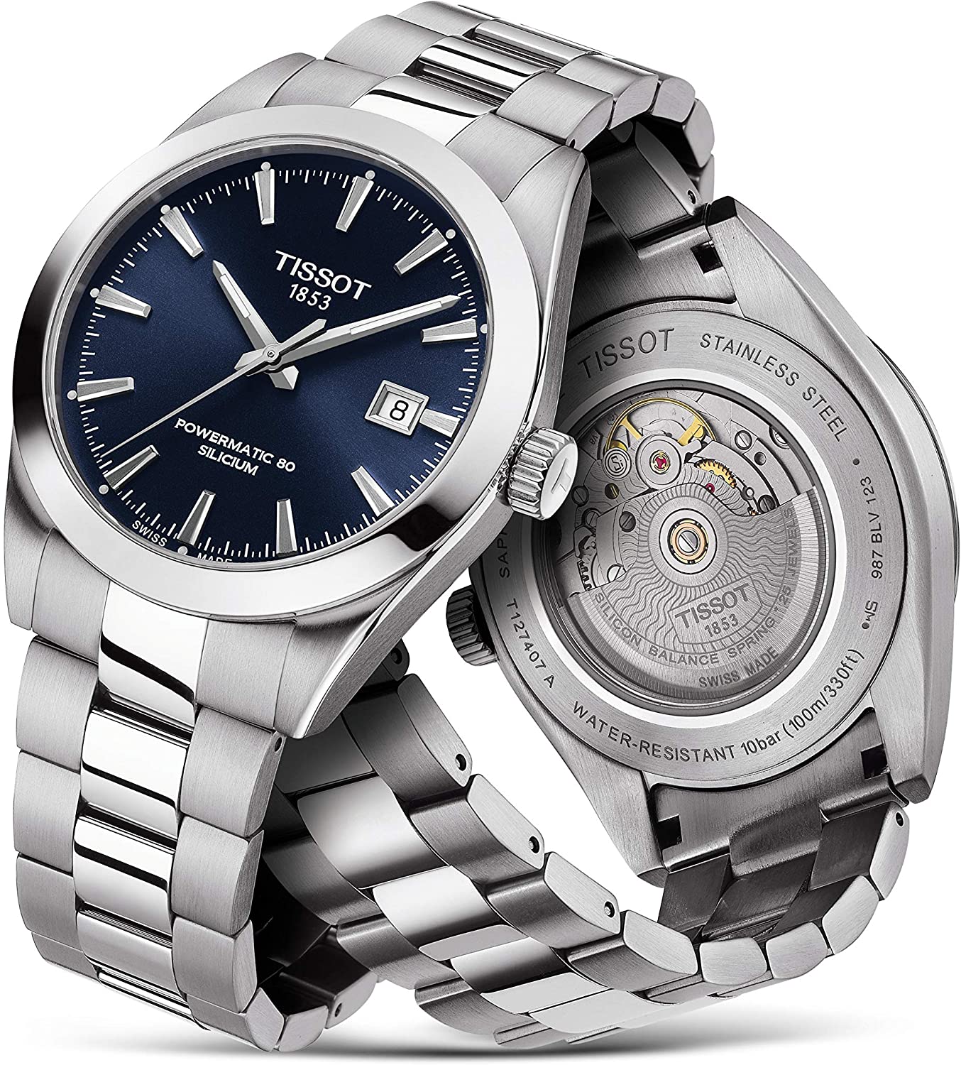 Tissot Men's Gentleman Swiss Automatic Watch T1274071104100