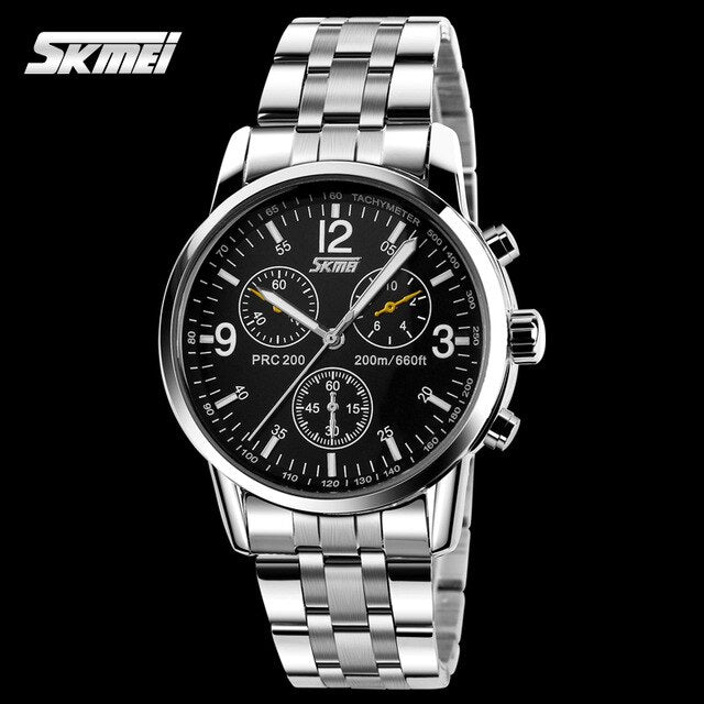 SKMEI Men's Quartz Full steel Watch
