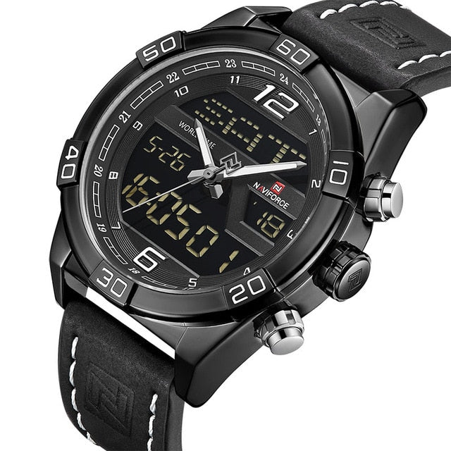 Sport/Business Digital Leather band Watch
