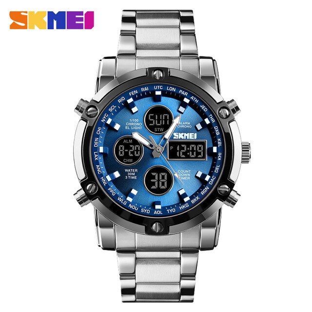 SKMEI Men's Stainless Steel Watch