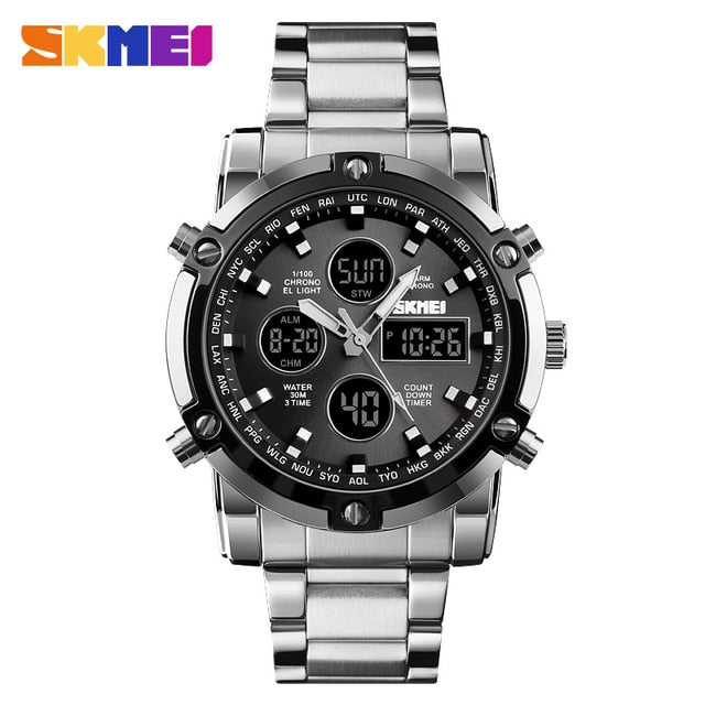 SKMEI Men's Stainless Steel Watch