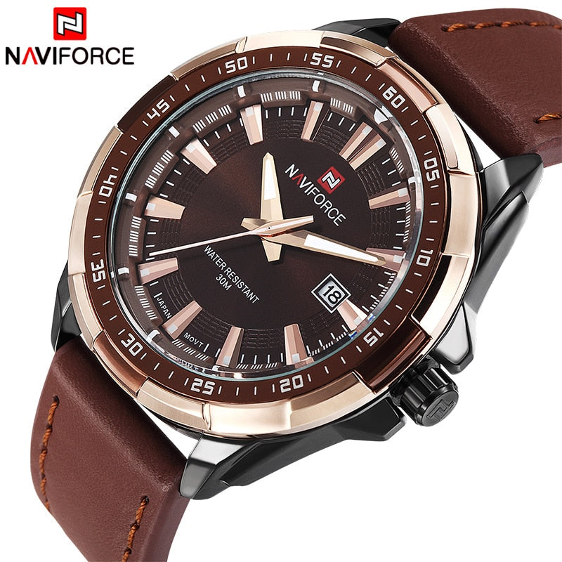 Men's Business/Sports Leather Band Watch