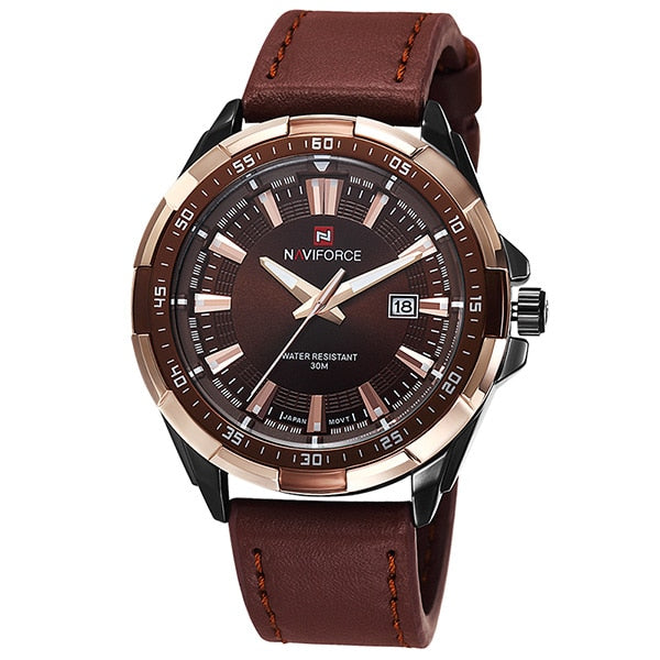 Men's Business/Sports Leather Band Watch