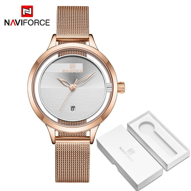 Lady's Classic Luxury Stainless Steel Watch